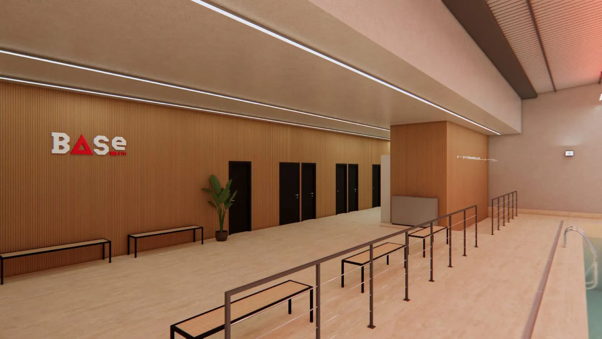 Piscina semiolimpica - area aberta